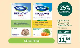 Holland & Barrett Op alle Bional aanbieding