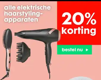 HEMA alle elektrische haarstyling- apparaten aanbieding