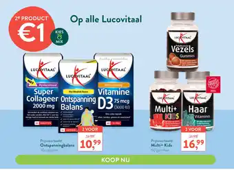 Holland & Barrett Op alle Lucovitaal aanbieding