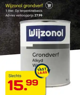 Kluswijs Wijzonol grondverf aanbieding