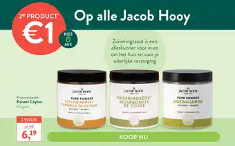 Holland & Barrett Op alle Jacob Hooy aanbieding