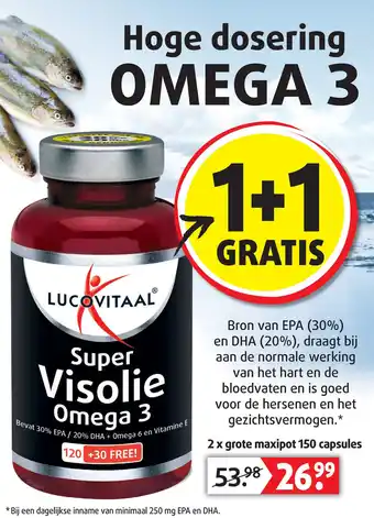 Lucovitaal Hoge dosering OMEGA 3 aanbieding