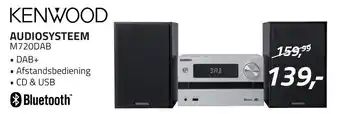 Obbink Kenwood Audiosysteem M720Dab aanbieding