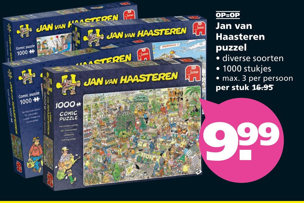 Jan van Haasteren puzzel aanbieding bij Ranzijn
