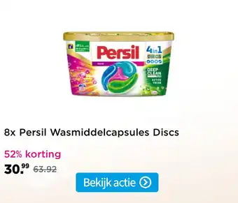 Plein.nl 8x Persil Wasmiddelcapsules Discs aanbieding