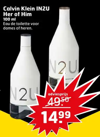 Trekpleister Calvin Klein IN2U Her of Him aanbieding