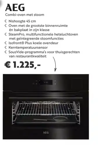 Superkeukens AEG aanbieding