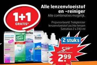 Trekpleister Alle lenzenvloeistof en -reiniger aanbieding