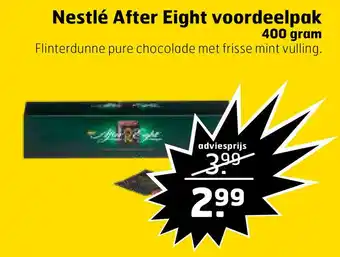 Trekpleister Nestlé After Eight voordeelpak aanbieding