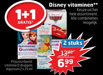 Trekpleister Disney vitaminen aanbieding