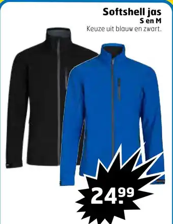 Trekpleister Softshell jas aanbieding