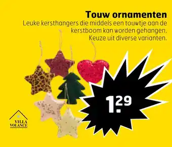 Trekpleister Touw ornamenten aanbieding