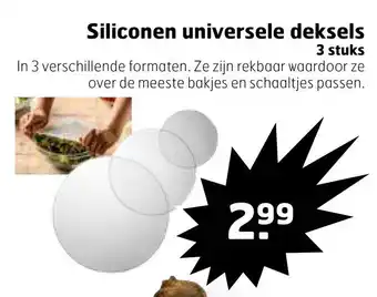 Trekpleister Siliconen universele deksels aanbieding