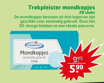 Trekpleister Trekpleister mondkapjes 20 ctu.ke aanbieding