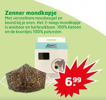 Trekpleister Zenner mondkapje aanbieding