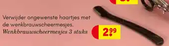 Kruidvat Zenner Beauty Wenkbrauwscheermesjes 3st aanbieding
