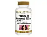 De Online Drogist Golden Naturals Vitamine B3 Niacinamide 500 mg Capsules aanbieding