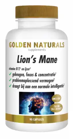 De Online Drogist Golden Naturals Lion's Mane Capsules aanbieding