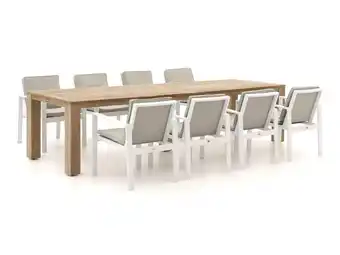 Kees Smit Bellagio Vezzano/ROUGH-X 320cm dining tuinset 9-delig aanbieding