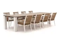 Kees Smit Manifesto Rivola/ROUGH-X 320cm dining tuinset 9-delig aanbieding