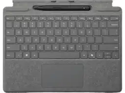 MediaMarkt Microsoft Surface Pro Tc + Slim Pen Platina Toetsenbord Grijs aanbieding