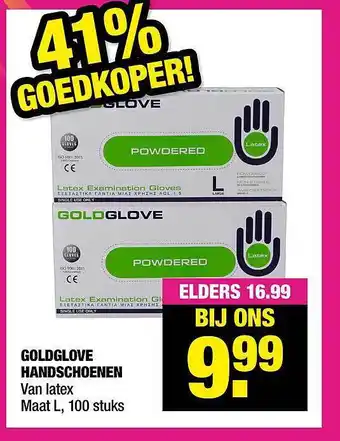 Big Bazar Goldglove Handschoenen aanbieding