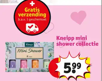 Kruidvat Kneipp Mini shower collectie aanbieding