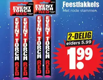 Dirk Feestfakkels aanbieding