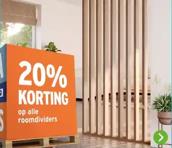 GAMMA Op alle roomdividers aanbieding