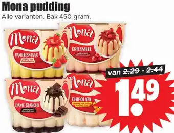 Dirk Mona pudding aanbieding