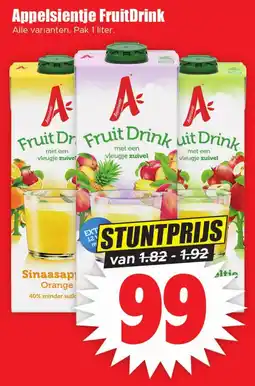 Dirk Appelsientje FruitDrink aanbieding