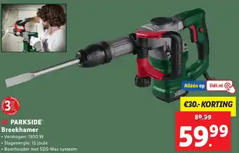 Lidl PARKSIDE Breekhamer aanbieding
