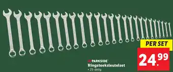 Lidl PARKSIDE Ringsteeksleutelset aanbieding