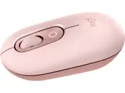 MediaMarkt Logitech Pop Draadloze Muis Roze aanbieding