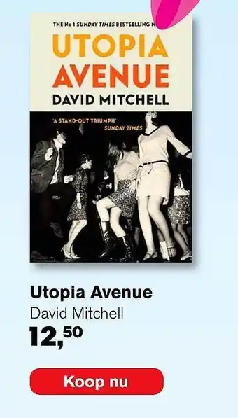 AKO Utopia Avenue - David Mitchell aanbieding