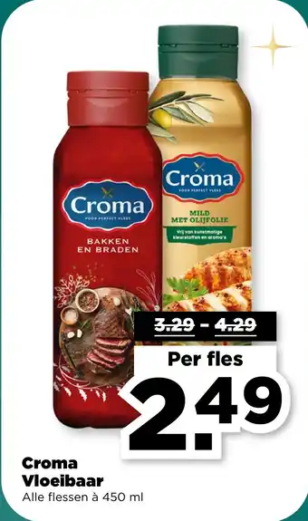 PLUS Croma Vloeibaar aanbieding