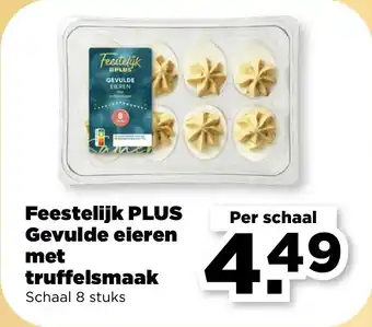 PLUS Feestelijk PLUS Gevulde eieren met truffelsmaak aanbieding