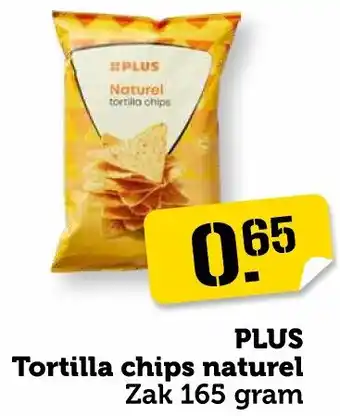 Coop PLUS Tortilla chips naturel aanbieding