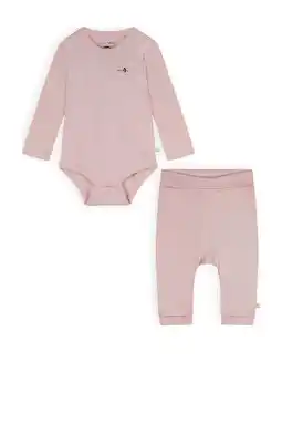 Wehkamp Petite Maison romper + babybroek Stormy roze aanbieding