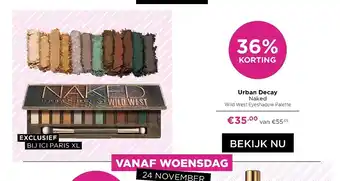 ICI Paris XL Urban Decay Naked WildWest Eyeshadow Palette aanbieding