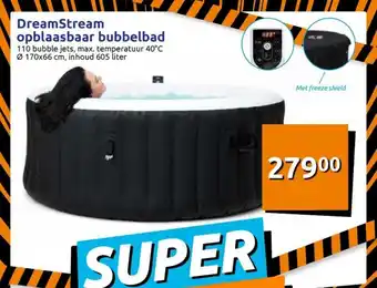 Action DreamStream Opblaasbaar Bubbelbad aanbieding