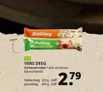 Natuurwinkel Vers Deeg Donaustrudel aanbieding