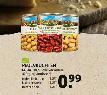 Natuurwinkel Peulvruchten La Bio Idea aanbieding