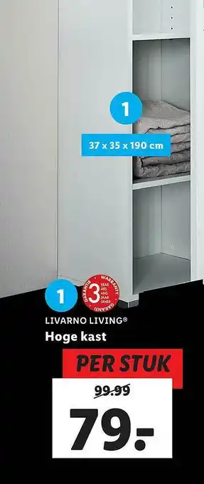 Lidl Livarno Living Hoge Kast aanbieding