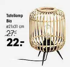 Kwantum Tafellamp Bia aanbieding