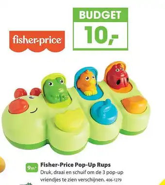 Top1Toys Fisher-Price Pop-Up Rups aanbieding