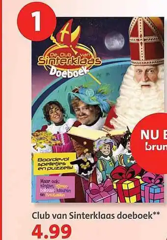 Bruna Club Van Sinterklaas Doeboek aanbieding