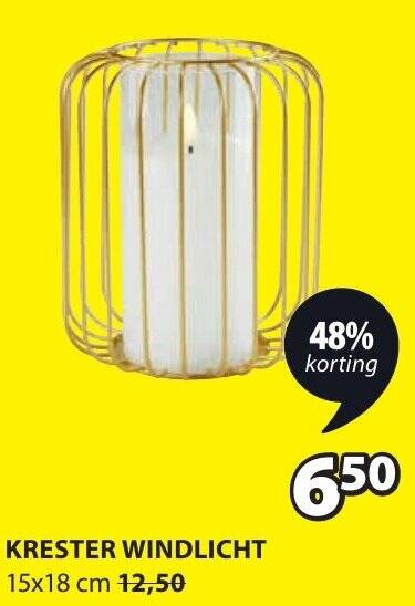 Krester windlicht 15 x 18 cm aanbieding bij Jysk