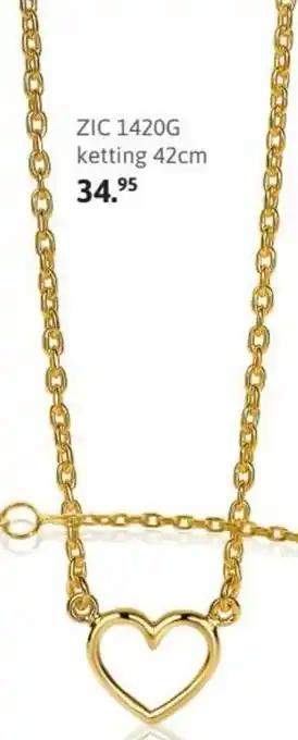 Zinzi ZIC 1420G ketting 42cm aanbieding