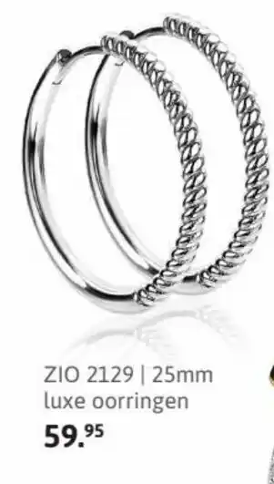 Zinzi ZIO 2129 25mm luxe oorringen aanbieding